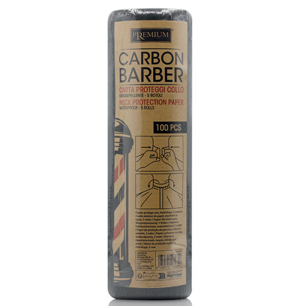 Carta Proteggi Collo Carbon Barber Premium