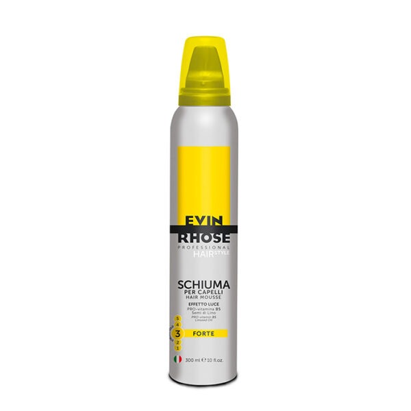 Evin Rhose Schiuma Per Capelli Tenuta Forte 300ml